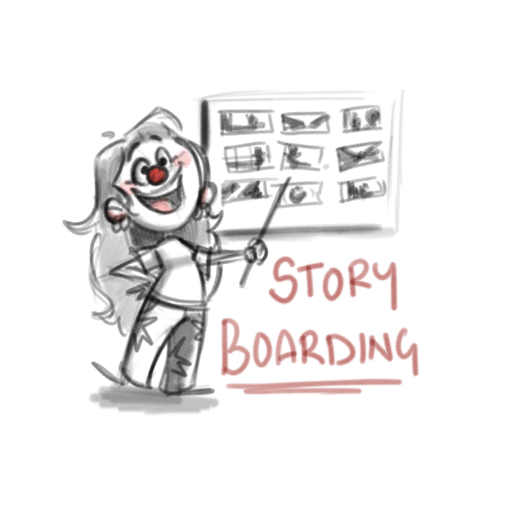 storyboarding button